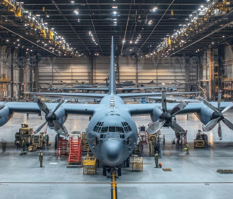 Us Army Large Aircraft Maintenance Hanger